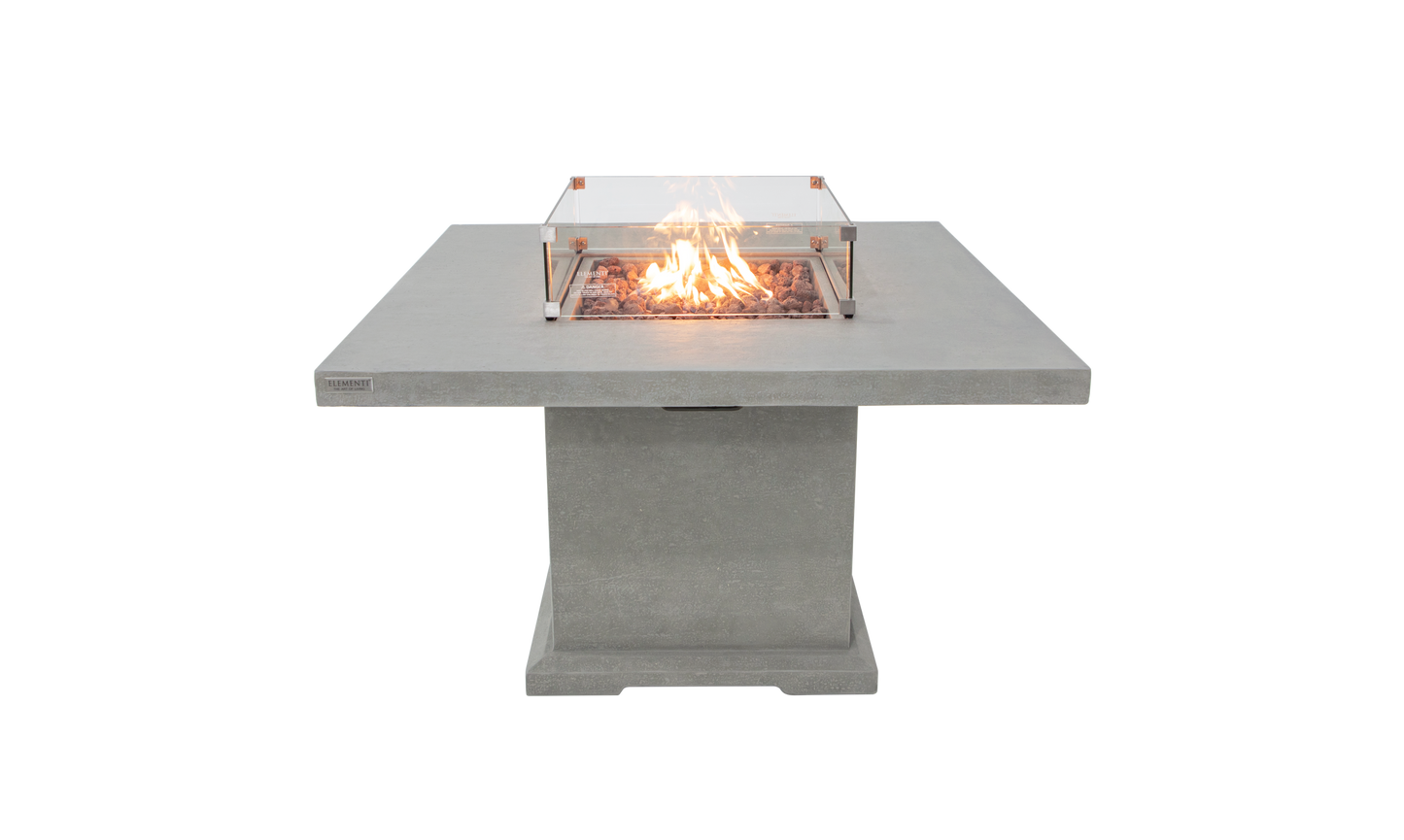 ELEMENTI - Birmingham 48 Concrete Fire Dining Table - OFG202