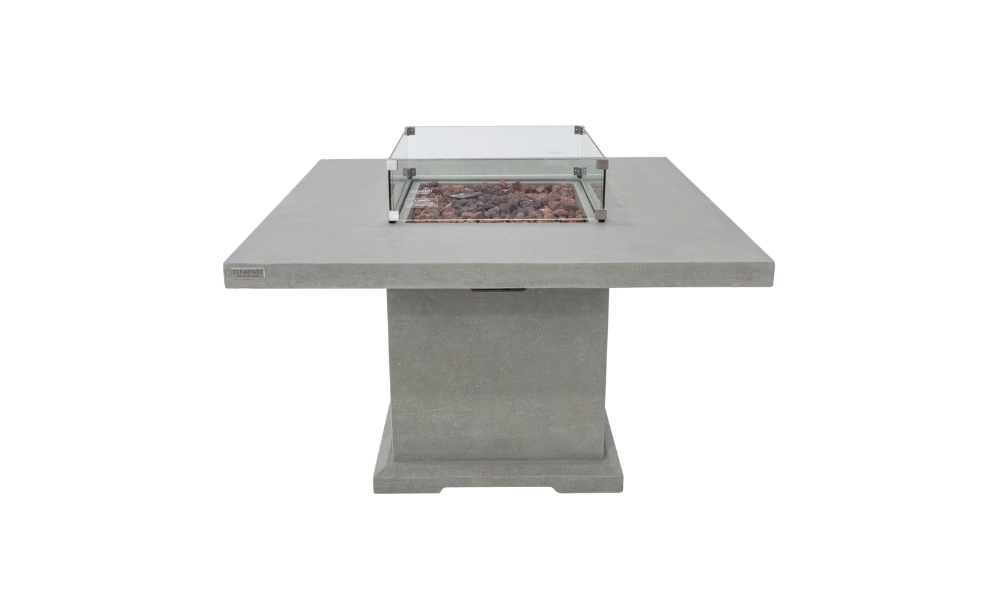 ELEMENTI - Birmingham 48 Concrete Fire Dining Table - OFG202