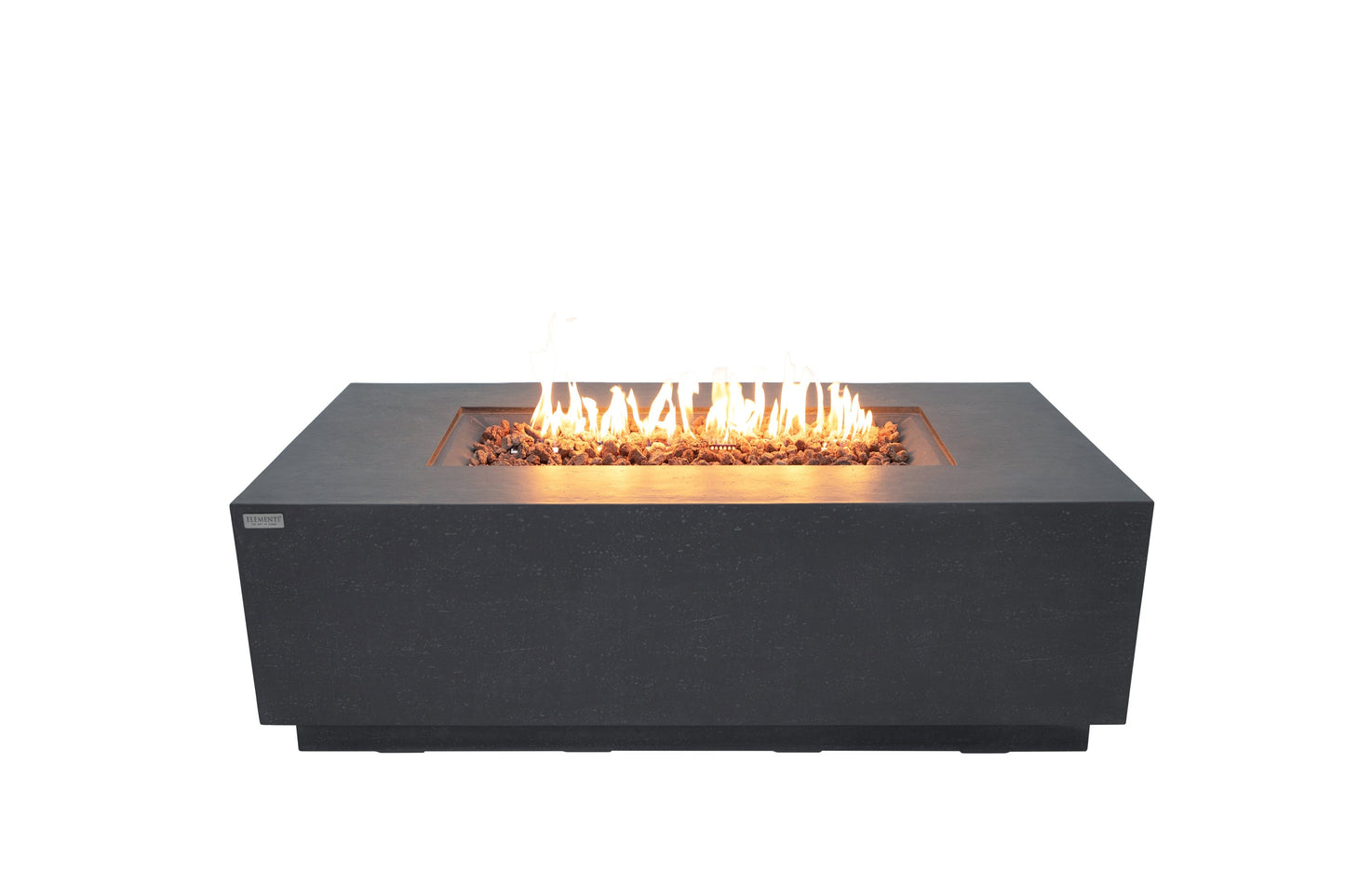 ELEMENTI - Andes 66 Concrete Fire Table with Hidden Tank - Dark Gray - OFG309DG