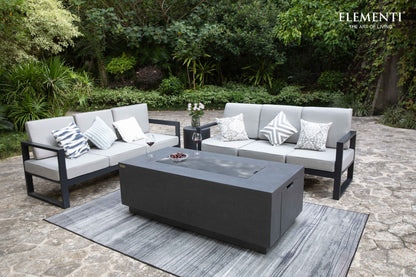 ELEMENTI - Andes 66 Concrete Fire Table with Hidden Tank - Dark Gray - OFG309DG