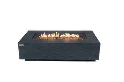 ELEMENTI  -  Cape Town 56 Sandstone Fire Table - Slate Black - OFG410SL
