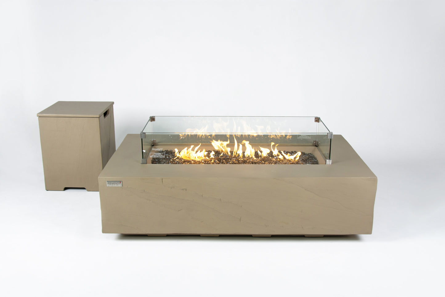 ELEMENTI  -  Colorado 56 Sandstone Fire Table - Sunlight Yellow - OFG410SY