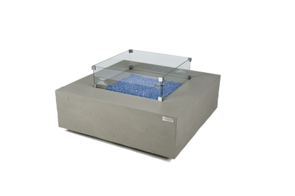 ELEMENTI  -  Capertee 40 Sandstone Fire Table - Space Gray - OFG411SG