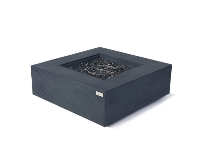 ELEMENTI  - Roraima 40 Sandstone Fire Table - Slate Black - OFG411SL