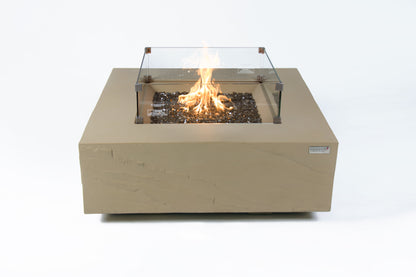 ELEMENTI  -  Uluru 40 Sandstone Fire Table - Sunlight Yellow - OFG411SY