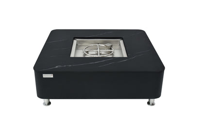 ELEMENTI - Copenhagen 42 Porcelain Top Fire Table - Bulgaria Black - OFP101BB