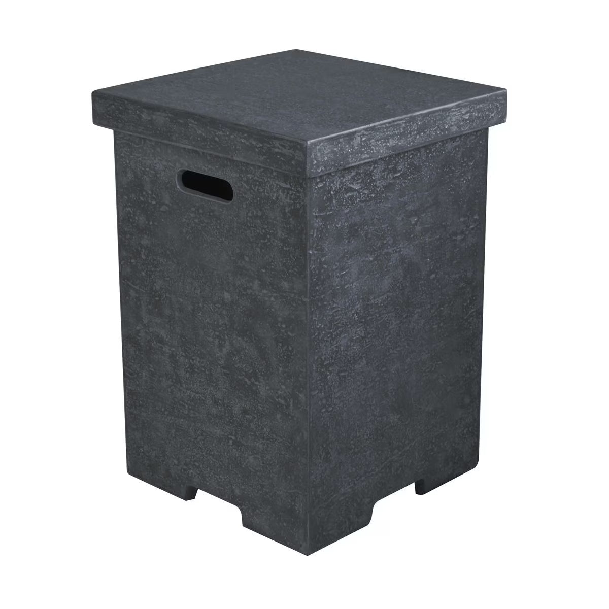 ELEMENTI - Square Tank Cover -24.4H - Dark Gray - ONB01-105DG