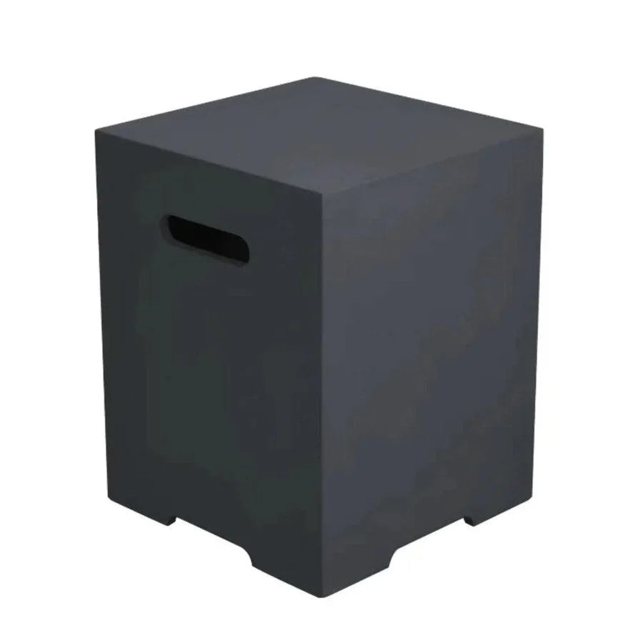 ELEMENTI - Square Tank Cover -20.0H - Dark Gray - ONB01-109DG