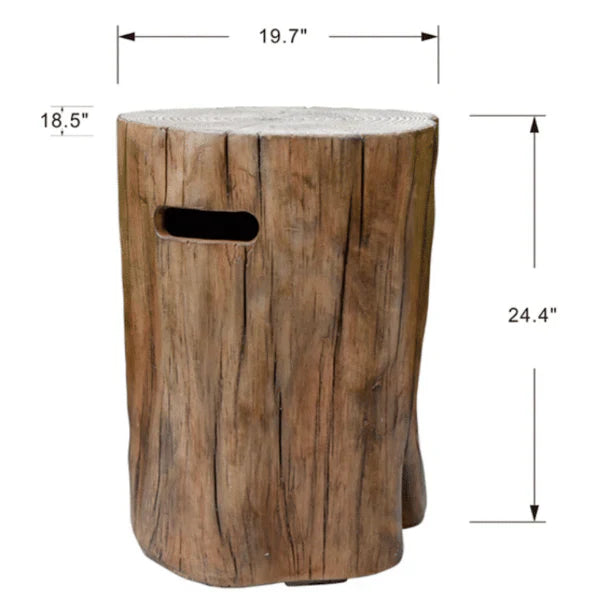 ELEMENTI - Manchester Tank Cover - 24.4H Redwood - ONB01-118RW