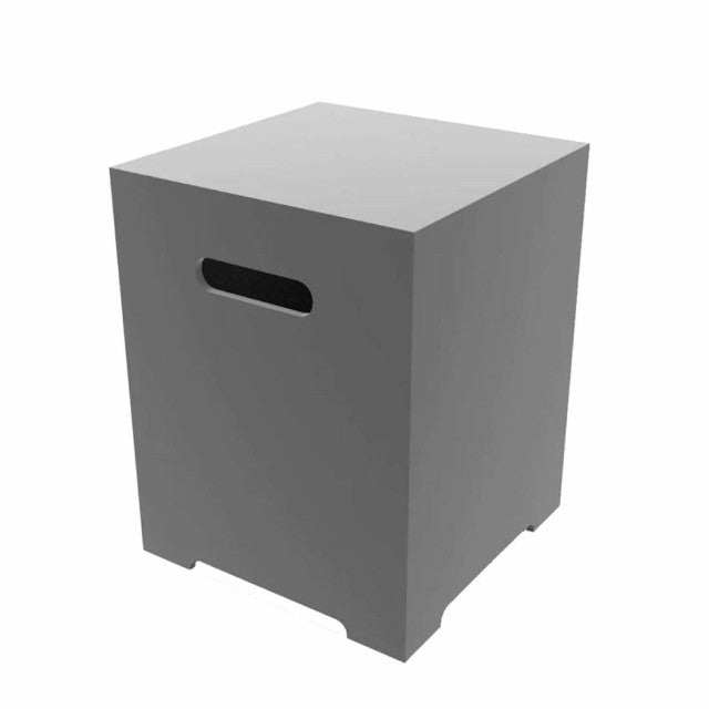 ELEMENTI - Square Tank Cover -20.0H Light Gray - ONB021LG