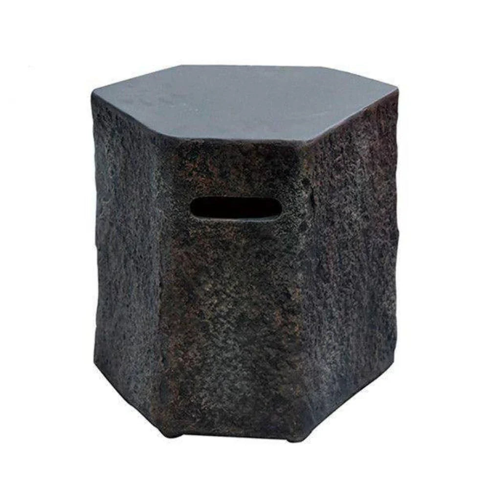 ELEMENTI - Square Tank Cover -20.0H Colors: Light Gray Dark Gray - ONB021