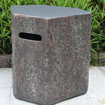 ELEMENTI - Square Tank Cover -20.0H Colors: Light Gray Dark Gray - ONB021