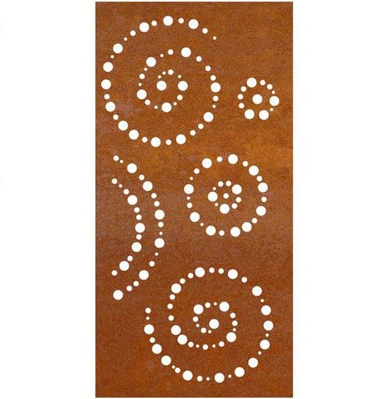 OUTDECO 3x6 Oxy-Shield Spiral Decorative Panel w/ 6 Screws