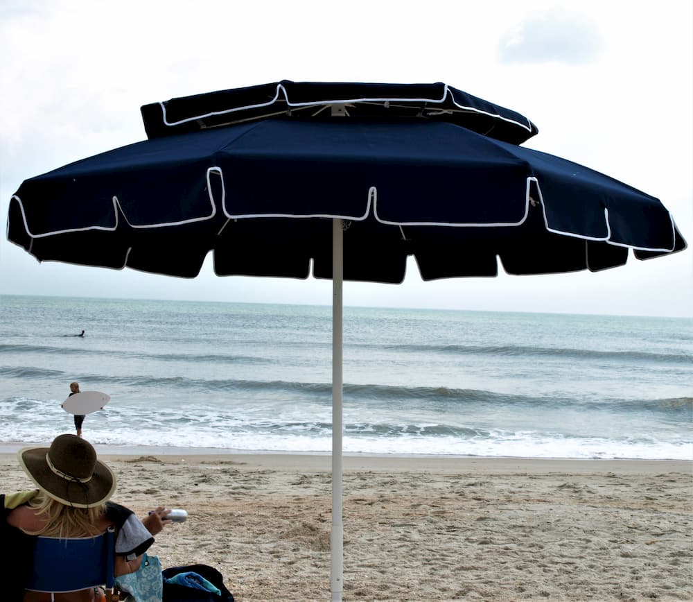 Fiberlite Key West  9.0' Double-Tier, Dome-Style Umbrella - FL8.5DT