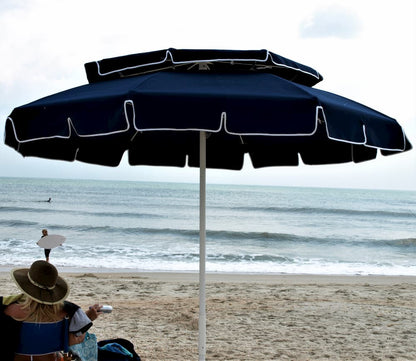 Fiberlite Key West  9.0' Double-Tier, Dome-Style Umbrella - FL8.5DT