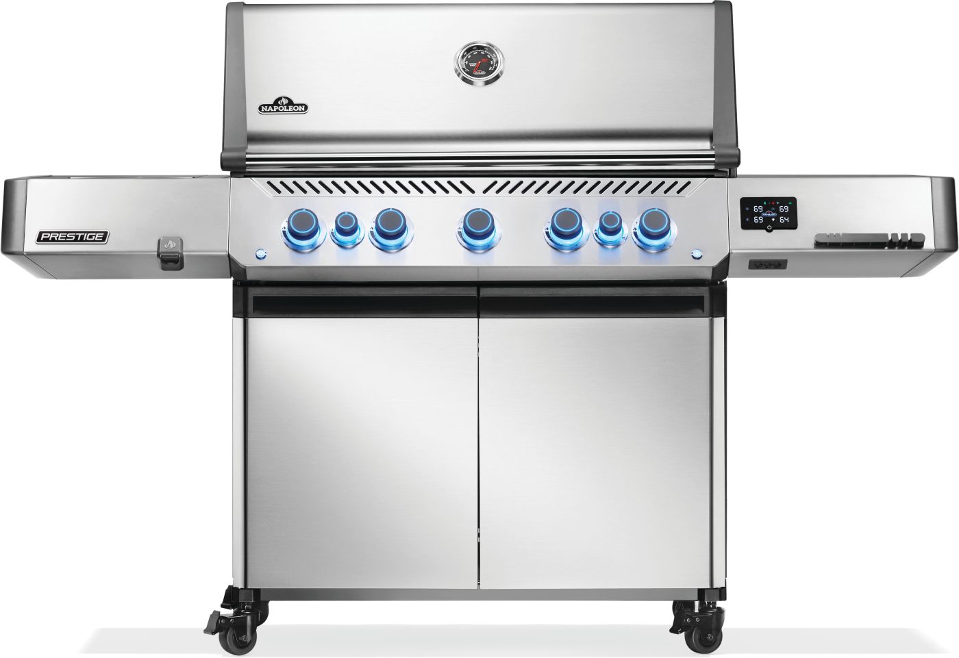 Napoleon Prestige® 665 Connected RSIB Propane Gas Grill with Infrared Side and Rear Burner - P665VXRSIBPSS