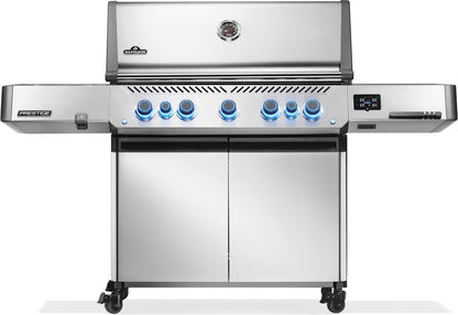 Napoleon Prestige® 665 Connected RSIB Propane Gas Grill with Infrared Side and Rear Burner - P665VXRSIBPSS