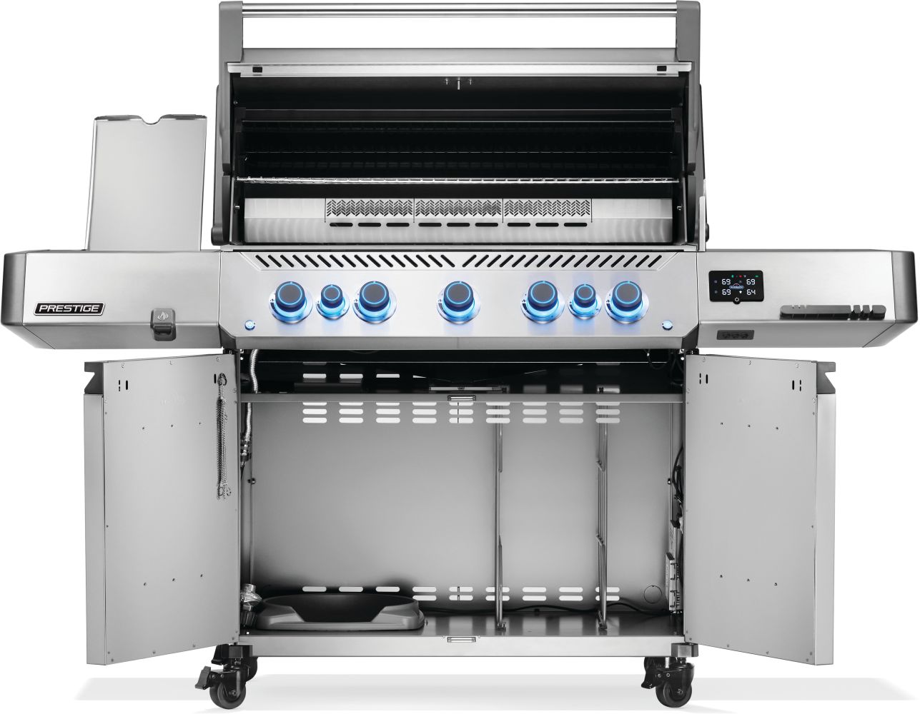 Napoleon Prestige® 665 Connected RSIB Propane Gas Grill with Infrared Side and Rear Burner - P665VXRSIBPSS