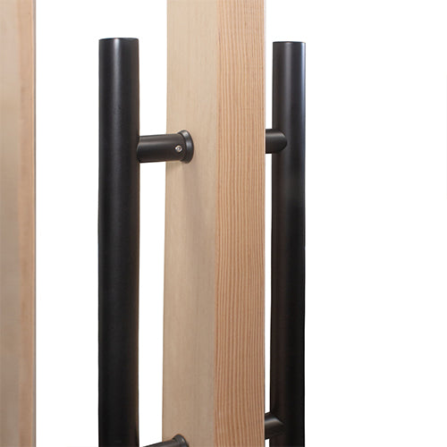 PROSAUNAS Prehung Solid Wood Sauna Door with Insulated Glass, 24" x 70"