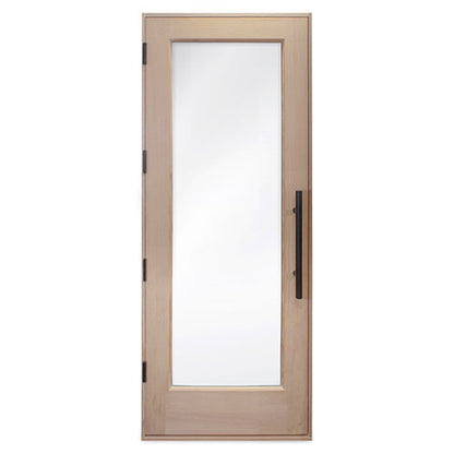 PROSAUNAS Prehung Solid Wood Sauna Door with Insulated Glass, 31.5" x 81.5"