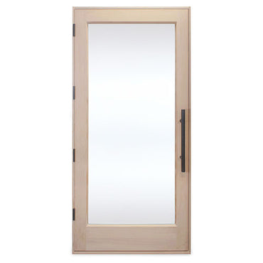 PROSAUNAS Prehung Solid Wood Sauna Door with Insulated Glass, 37.5" x 81.5"