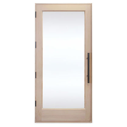 PROSAUNAS Prehung Solid Wood Sauna Door with Insulated Glass, 37.5" x 81.5"