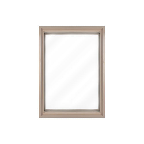 PROSAUNAS Large Framed Dual Pane Clear Glass Sauna Window, 25-5/8" x 37-5/8"