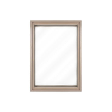 PROSAUNAS Large Framed Dual Pane Clear Glass Sauna Window, 25-5/8" x 37-5/8"