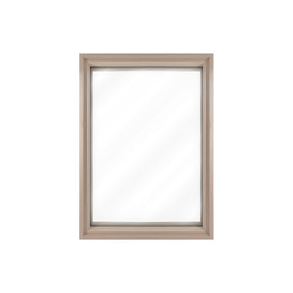 PROSAUNAS Large Framed Dual Pane Clear Glass Sauna Window, 25-5/8" x 37-5/8"