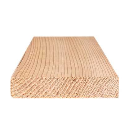 PROSAUNAS Cedar Bench Material 1" x 4" Vertical Grain Smooth 4-Side Eased Edges