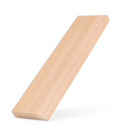 PROSAUNAS Cedar Bench Material 1" x 4" Vertical Grain Smooth 4-Side Eased Edges