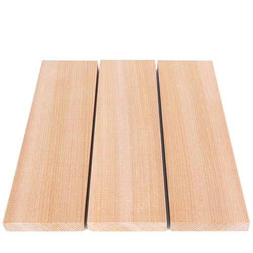 PROSAUNAS Cedar Bench Material 1" x 4" Vertical Grain Smooth 4-Side Eased Edges