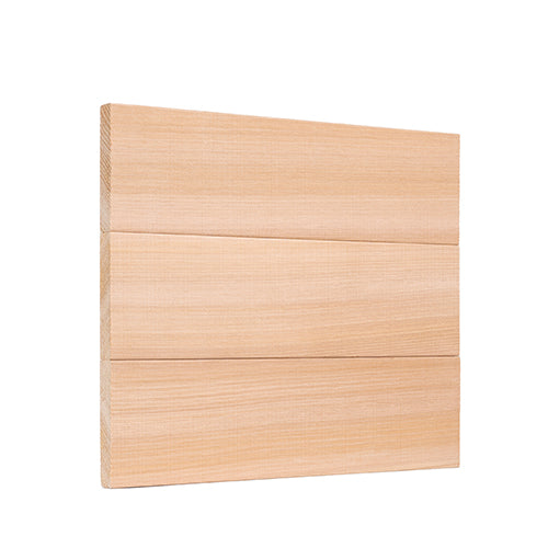PROSAUNAS Cedar Bench Material 1" x 4" Vertical Grain Smooth 4-Side Eased Edges