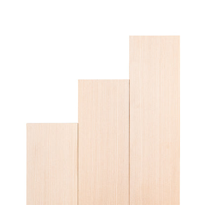 PROSAUNAS Hemlock Sauna Bench Material 1" x 4" Vertical Grain Clear Smooth 4-Side Eased Edges