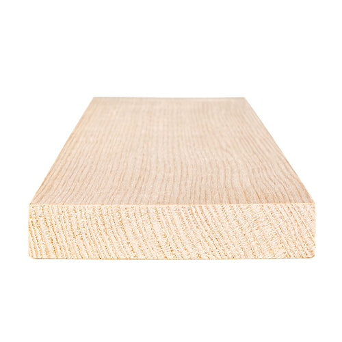 PROSAUNAS Hemlock Sauna Bench Material 1" x 4" Vertical Grain Clear Smooth 4-Side Eased Edges