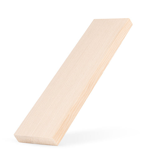 PROSAUNAS Hemlock Sauna Bench Material 1" x 4" Vertical Grain Clear Smooth 4-Side Eased Edges