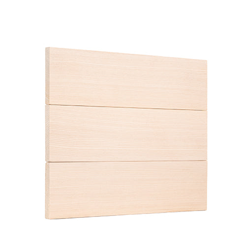 PROSAUNAS Hemlock Sauna Bench Material 1" x 4" Vertical Grain Clear Smooth 4-Side Eased Edges