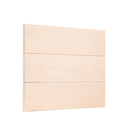 PROSAUNAS Hemlock Sauna Bench Material 1" x 4" Vertical Grain Clear Smooth 4-Side Eased Edges