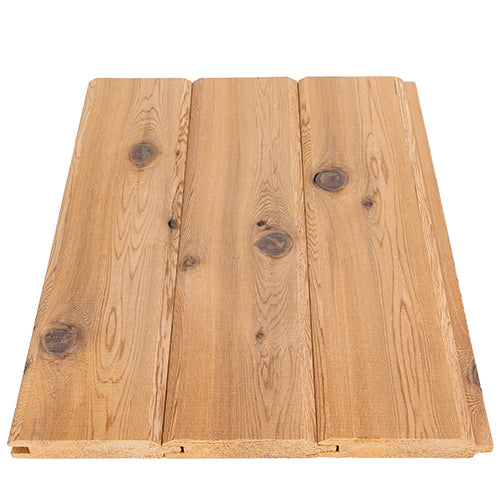 PROSAUNAS Cedar Sauna Wall Cladding 1" x 4" Select Tight Knot T&G V-Joint