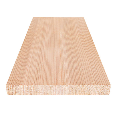 PROSAUNAS Cedar Bench Material 1" x 6" Vertical Grain Smooth 4-Side Eased Edges