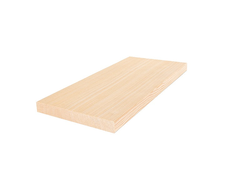 PROSAUNAS Hemlock Sauna Bench Material 1" x 6" Vertical Grain Smooth 4-Side Eased Edges