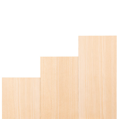 PROSAUNAS Hemlock Sauna Bench Material 1" x 6" Vertical Grain Smooth 4-Side Eased Edges