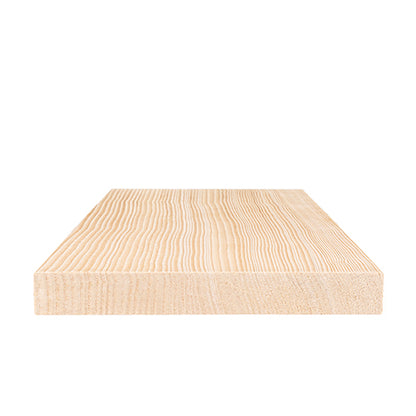 PROSAUNAS Hemlock Sauna Bench Material 1" x 6" Vertical Grain Smooth 4-Side Eased Edges