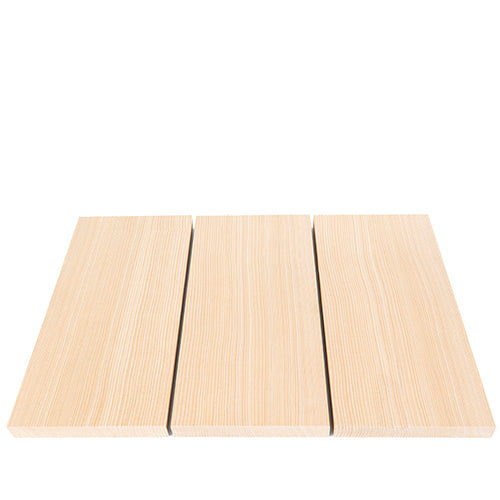 PROSAUNAS Hemlock Sauna Bench Material 1" x 6" Vertical Grain Smooth 4-Side Eased Edges