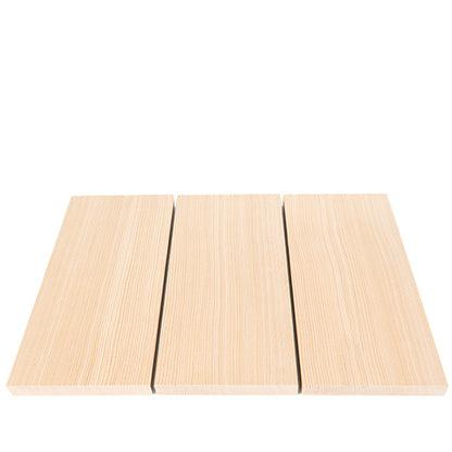 PROSAUNAS Hemlock Sauna Bench Material 1" x 6" Vertical Grain Smooth 4-Side Eased Edges