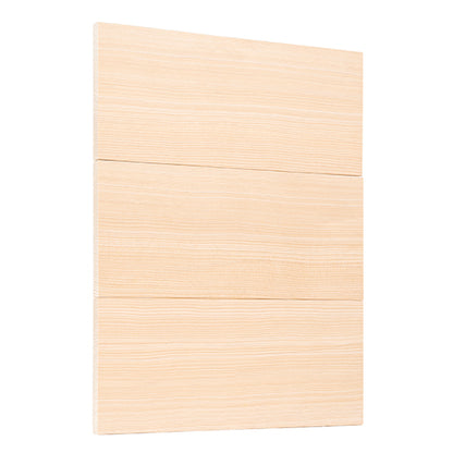 PROSAUNAS Hemlock Sauna Bench Material 1" x 6" Vertical Grain Smooth 4-Side Eased Edges
