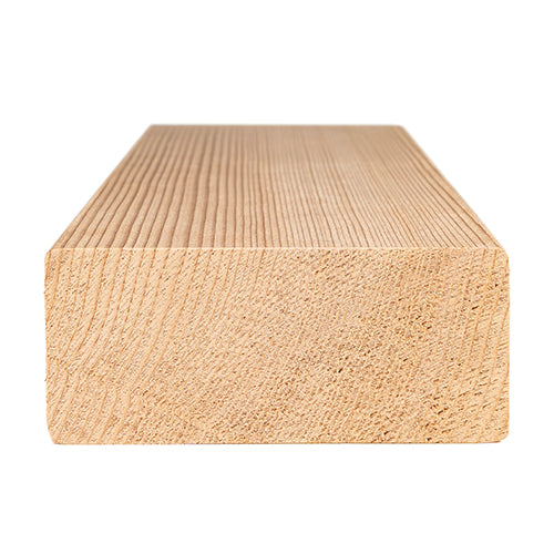 PROSAUNAS Cedar Bench Material 2" x 4" Vertical Grain A+ Smooth 4-Side Eased Edges