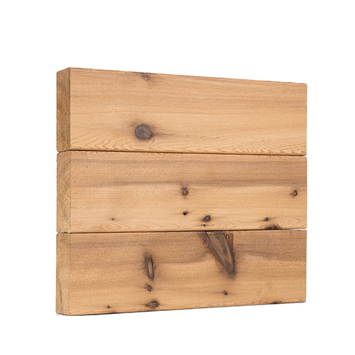 PROSAUNAS Cedar Sauna Bench Wood 2" x 4" Select Tight Knot Smooth 4-Side Eased Edges