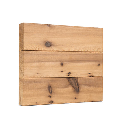 PROSAUNAS Cedar Sauna Bench Wood 2" x 4" Select Tight Knot Smooth 4-Side Eased Edges