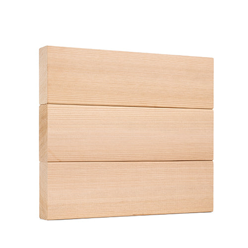 PROSAUNAS Cedar Bench Material 2" x 4" Vertical Grain A+ Smooth 4-Side Eased Edges